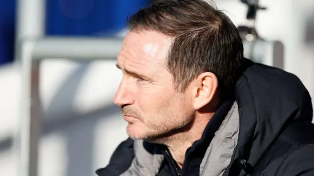 Frank Lampard on the touchline
