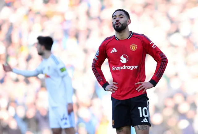 Manchester United's Matheus Cunha