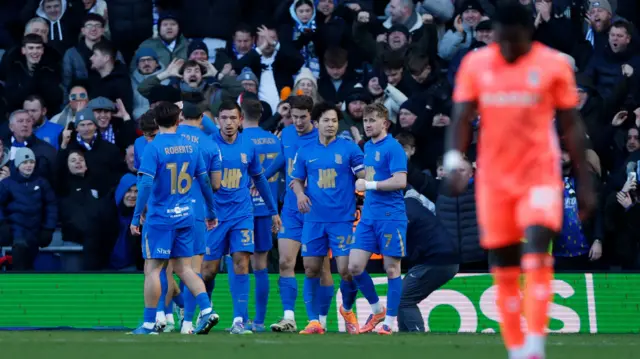 Birmingham celebrate scoring