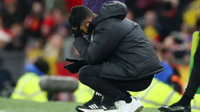November 2025 - Manchester United lose to 10-man Everton at Old Trafford