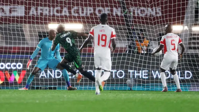 Victor Osimhen scores for Nigeria