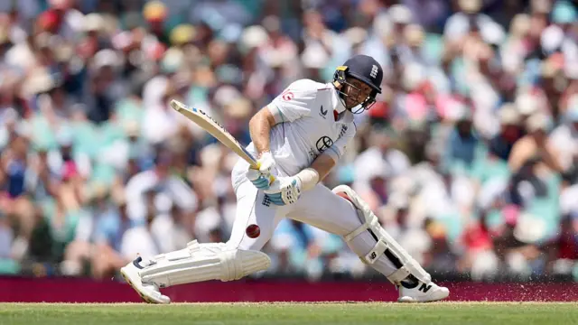 Joe Root of England bats