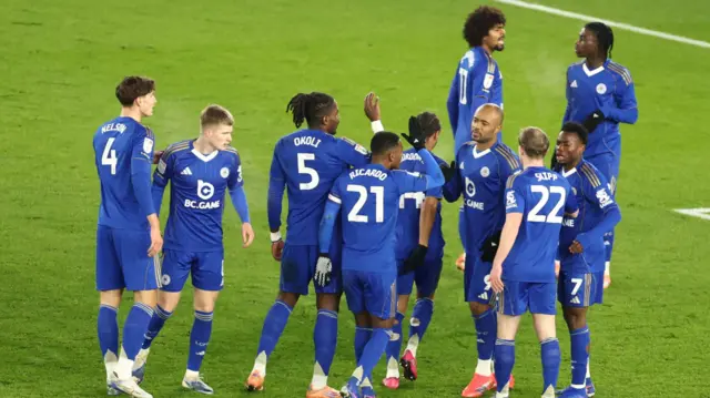 Leicester celebrate