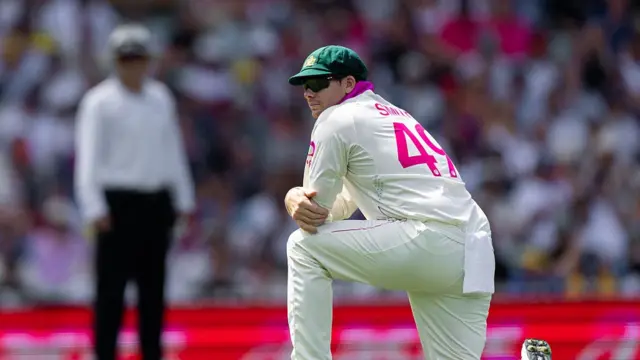 : Steve Smith (c) of Australia