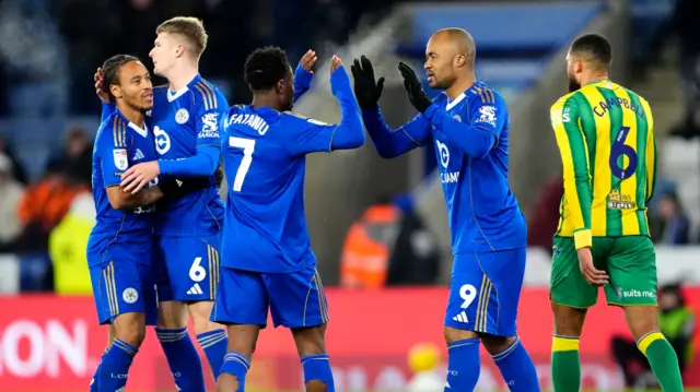 Leicester celebrate