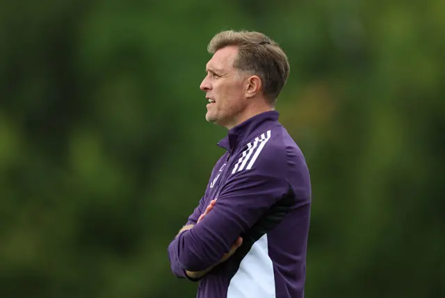 Darren Fletcher coaching the U18s