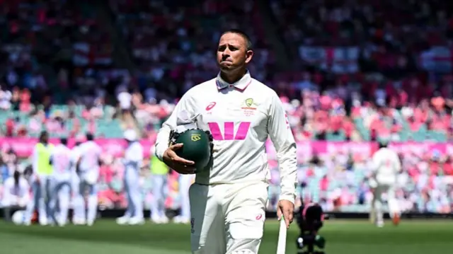 Usman Khawaja of Australia