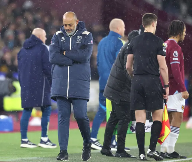West Ham United manager Nuno Espírito Santo