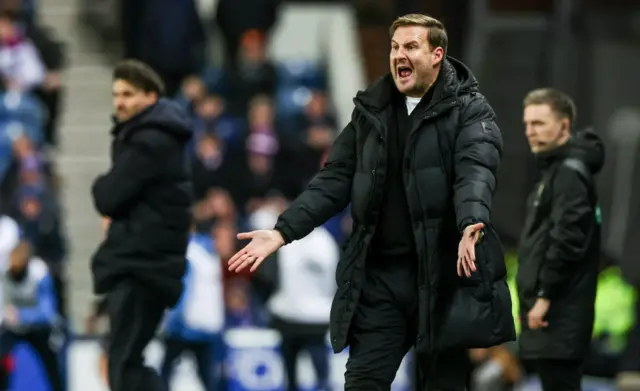 Peter Leven at Ibrox