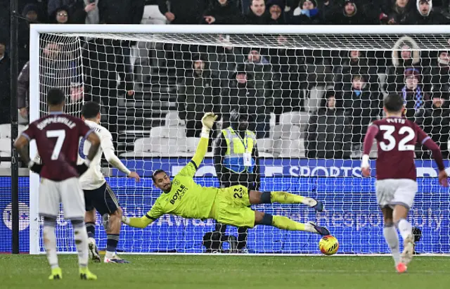 Alphonse Areola concedes a penalty
