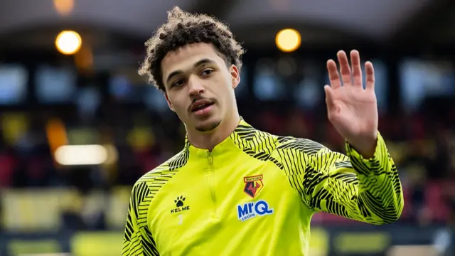 Max Alleyne in a Watford jacket
