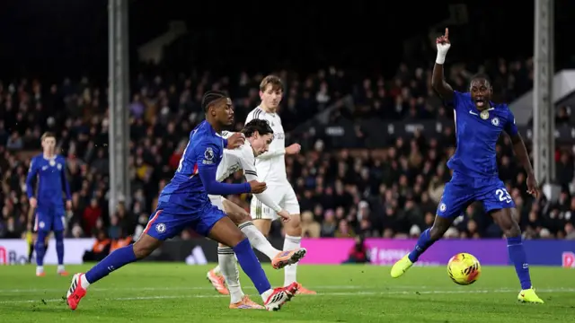 Harry Wilson of Fulham shoots