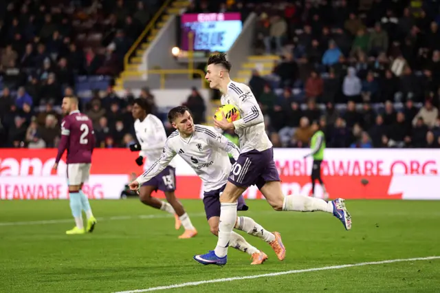 Benjamin Sesko of Manchester United celebrates