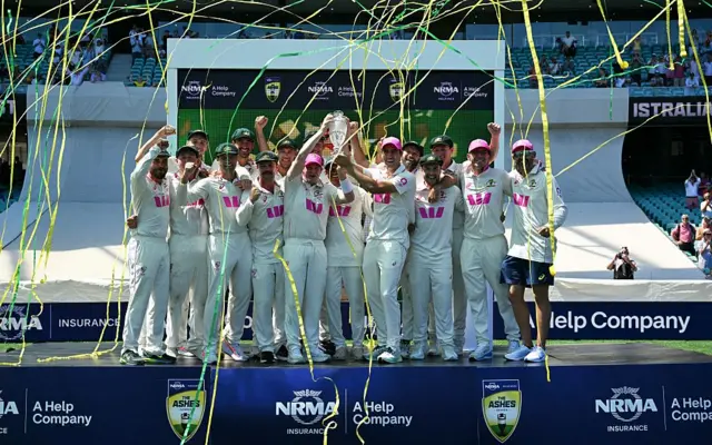 Australia celebrate