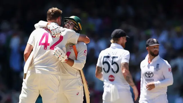 : Alex Carey of Australia celebrates