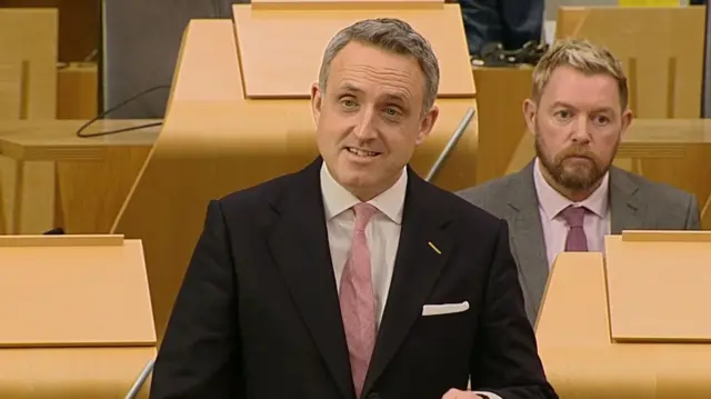 Alex Cole-Hamilton in Scottish Parliament