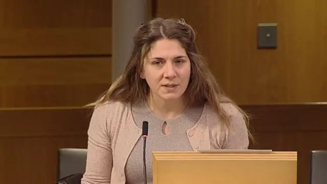 Mercedes Villalba in Scottish Parliament
