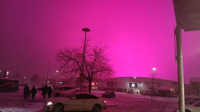 Pink sky