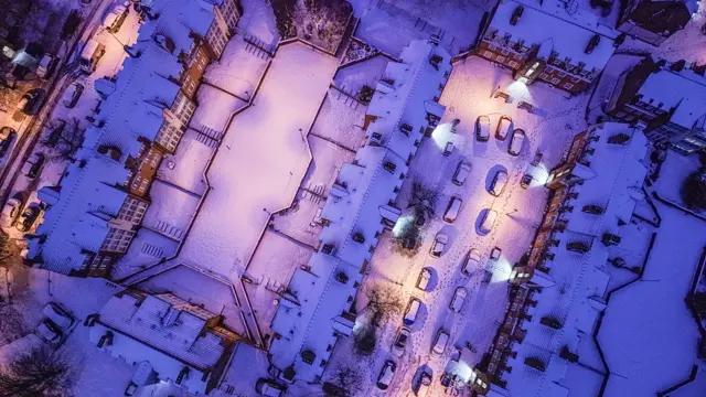 Snowy homes