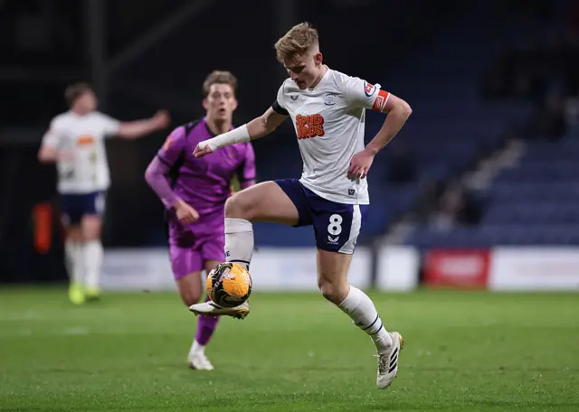 Ai McCann dribbles the ball