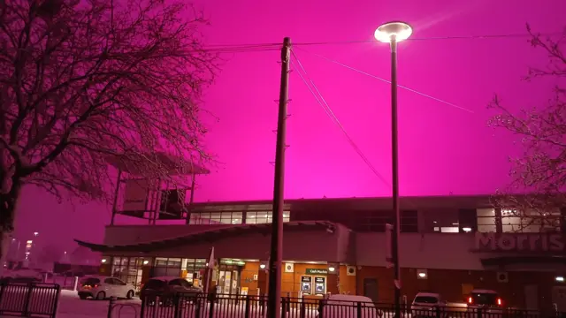 Pink sky