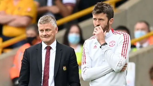 Ole Gunnar Solskjaer and Michael Carrick