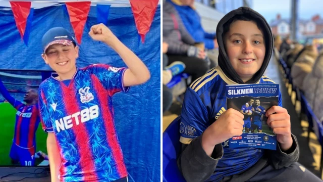 Crystal Palace and Macclesfield fan Toby
