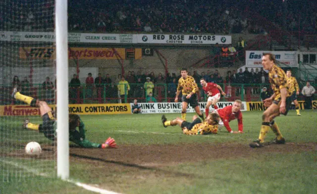 Wrexham score against Arsenal