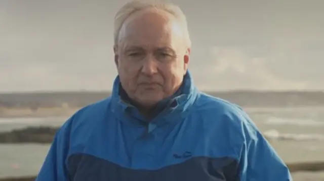 BBC reporter Robert Hall