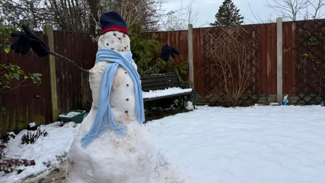 Snowman in Breadsall