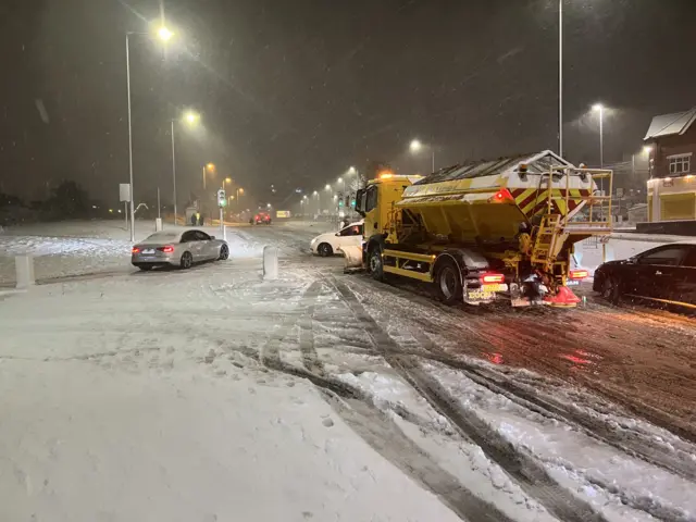 Snowy road