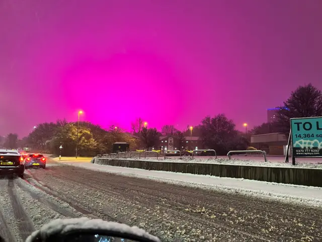 Pink sky