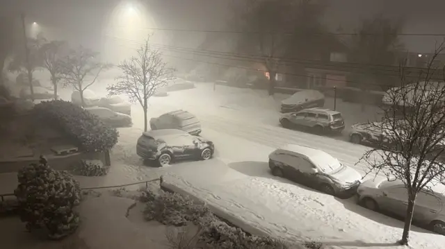 Snow in Sheffield