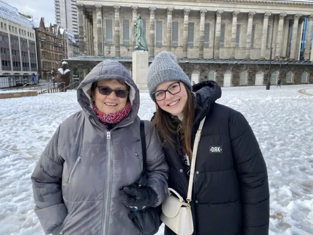 Elizabeth Gömböcz Szabóné, 59 and Noémi Szabó, 21,
