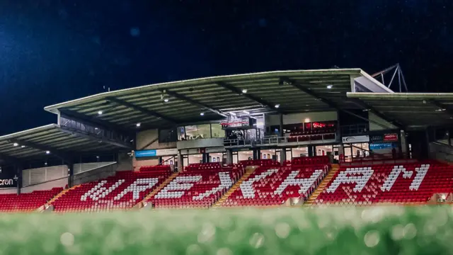 The Racecourse Ground in Wrexham