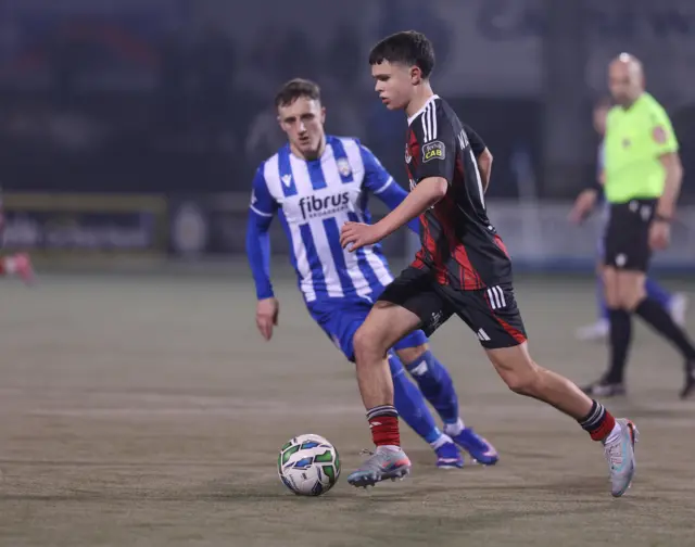 Jake WIlliamson runs for the ball