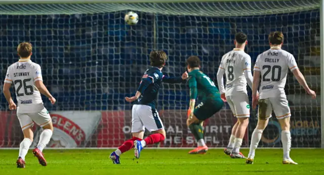Ross County's Jay Henderson scores