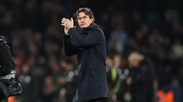 Thomas Frank clapping