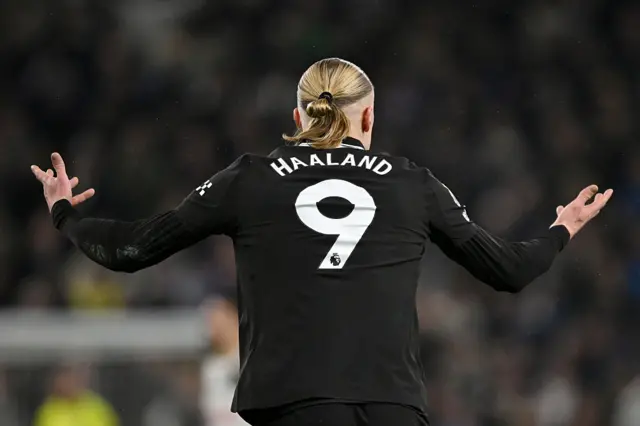 Erling Haaland from the back
