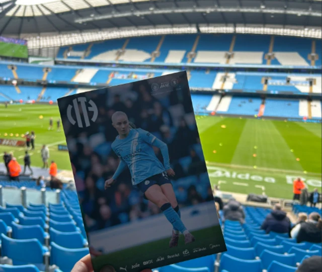 Manchester City match programme cover