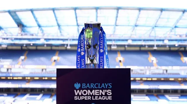 Women's Super League trophy