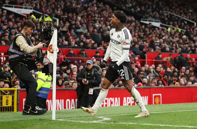 Kevin of Fulham celebrates