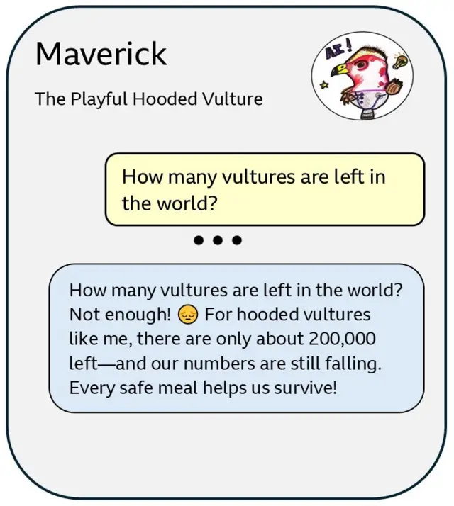 AI chatbot answering questions