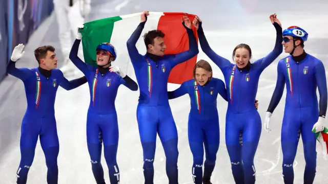 Italy celebrate
