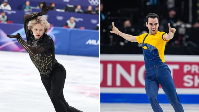 Ilia Malinin and Tomas Guarino Sabate