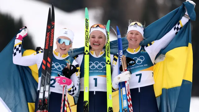 Sweden celebrate