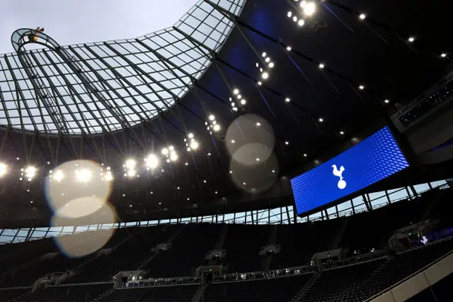 General view inside the stadium prior to the Premier League match between Tottenham Hotspur and Newcastle United