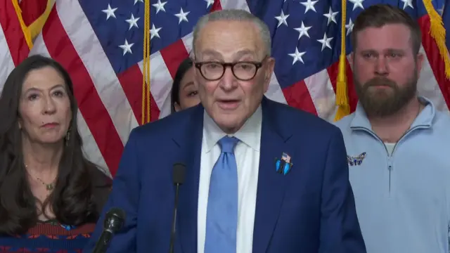 Epstein survivors and Chuck Schumer introducing sex trafficking legislation