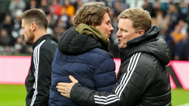 Thomas Frank and Eddie Howe