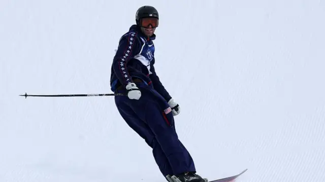 Alex Hall in action